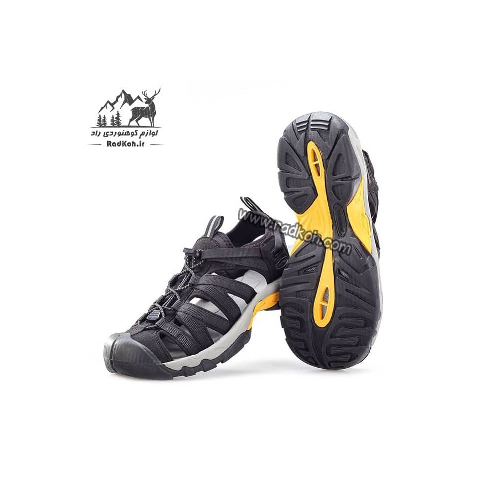 صندل پیاده روی جلو بسته مردانه اسنوهاک مدل SH-31 رنگ مشکی