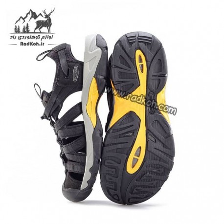 صندل رانینگ جلو بسته مردانه اسنوهاک مدل SH-31 رنگ مشکی