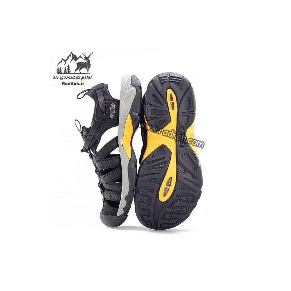 صندل رانینگ جلو بسته مردانه اسنوهاک مدل SH-31 رنگ مشکی