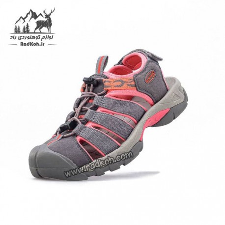 صندل جلو بسته زنانه اسنوهاک مدل SE LIN SH-33 رنگ خاکستری/صورتی