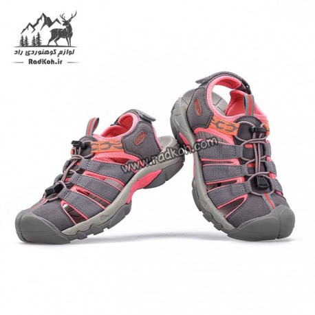 صندل پیاده روی جلو بسته زنانه اسنوهاک مدل SE LIN SH-33 رنگ خاکستری/صورتی