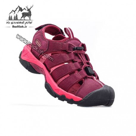 صندل جلو بسته زنانه اسنوهاک مدل SE LIN SH-33 رنگ زرشکی