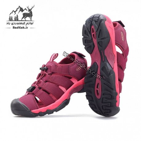 صندل پیاده روی جلو بسته زنانه اسنوهاک مدل SE LIN SH-33 رنگ زرشکی