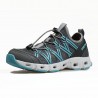 کفش مردانه هامتو مدل 610049A-4 رنگ خاکستری تیره/آبی فیروزه ای