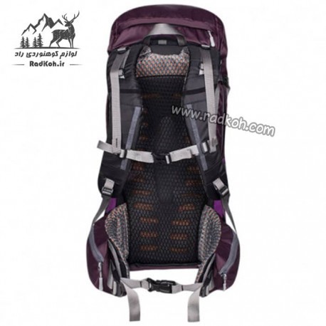 کوله پشتی راحتی 45 لیتری صخره مدل رایز رنگ بنفش