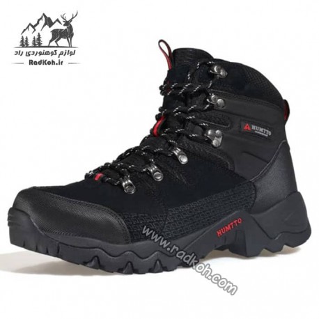 کفش کوهنوردی مردانه هامتو مدل 210473A-1 رنگ مشکی/سرمه ای