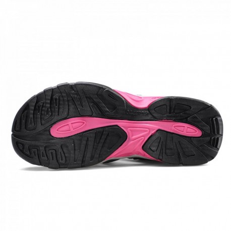 صندل هامتو زنانه مدل 710445B-1 رنگ مشکی/طوسی