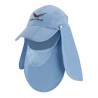 کلاه آفتابی سه تیکه اسنوهاک مدل Neck-Protection کد S3 رنگ آبی فیروزه ای