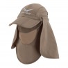 کلاه آفتابی سه تیکه اسنوهاک مدل Neck-Protection کد S3 رنگ خاکی