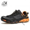 کفش پیاده روی مردانه هامتو مدل 630101A-1 رنگ مشکی/نارنجی