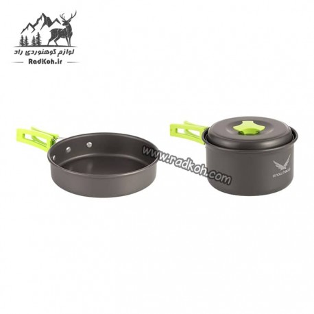 ست ظروف تک نفره اسنوهاک مدل SN-T 222 رنگ سبز