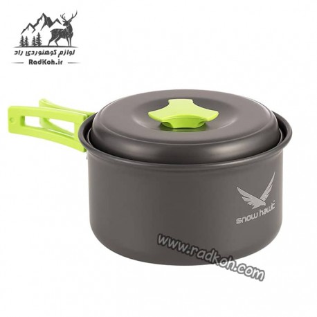 ست ظروف تک نفره اسنوهاک مدل SN-T 222 رنگ سبز