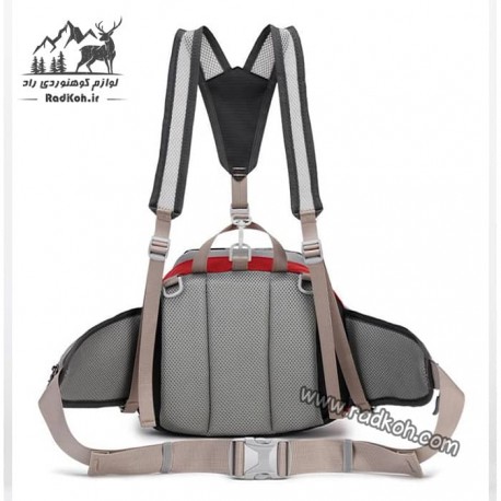 کیف کمری کوله شو راحتی اسنوهاک کد 6077 رنگ سرمه ای/خاکستری