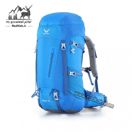 کوله پشتی کوهنوردی 40 لیتری snowhawk Sirwan KA8075 رنگ آبی