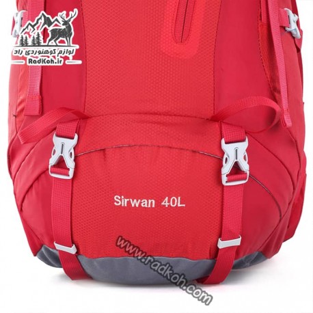 کوله پشتی اسنوهاک 40 لیتری مدل سیروان رنگ قرمز