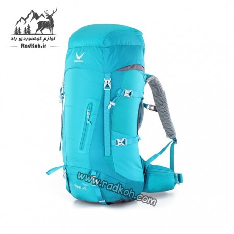 کوله پشتی مسافرتی 40 لیتری snowhawk Sirwan KA8075 رنگ سبزآبی