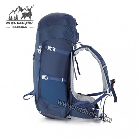 کوله پشتی کوهنوردی 40 لیتری snowhawk Sirwan KA8075 رنگ سرمه ای