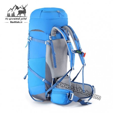 کوله پشتی راحتی 55+10 لیتری snowhawk Sirwan ka8074 رنگ آبی