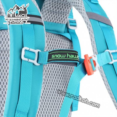 کوله پشتی کوهنوردی 55+10 لیتری snowhawk Sirwan ka8074 رنگ سبزآبی