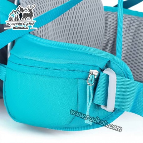 کوله پشتی کوهنوردی 55+10 لیتری snowhawk Sirwan ka8074 رنگ سبزآبی