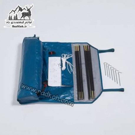 چادر کوهنوردی 2 نفره کچوا (QUECHUA) رنگ خاکستری