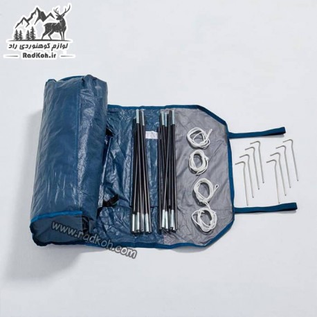 چادر کوهنوردی 3 نفره کچوا(QUECHUA) رنگ خاکستری