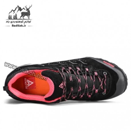 کفش پیاده روی زنانه هومتو مدل humtto 19066B-1 رنگ مشکی/قرمز