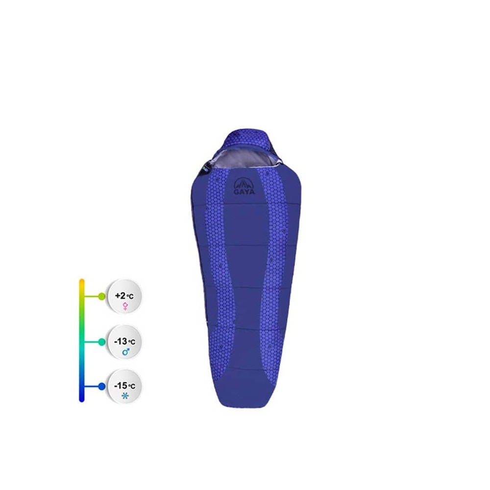 کیسه خواب الیاف کوهنوردی قایا مدل نایت لایت 200 رنگ آبی