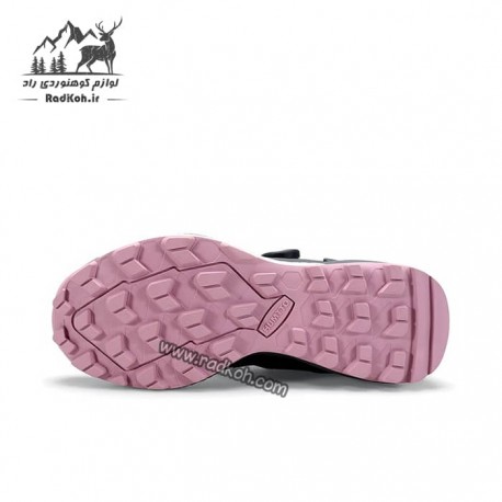 کفش هامتو زنانه مدل 120142B-2 بند دیسکی رنگ خاکستری تیره