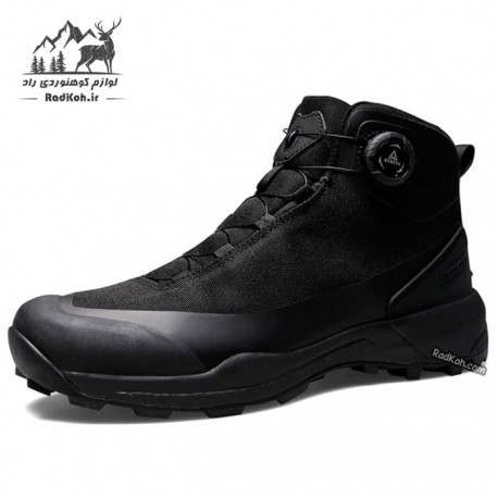 کفش پیاده روی ساقدار مردانه هامتو مدل 220838A-1 بند دیسکی رنگ مشکی