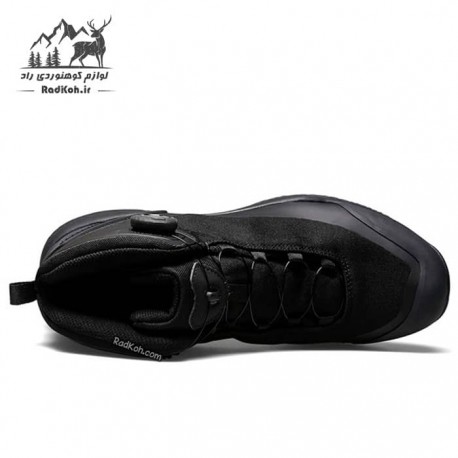 کفش کوهنوردی ساقدار مردانه هومتو مدل humtto 220838A-1 بند دیسکی رنگ مشکی