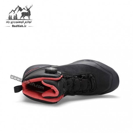 کفش کوهنوردی ساقدار زنانه هومتو مدل humtto 220838B-1 بند دیسکی رنگ مشکی
