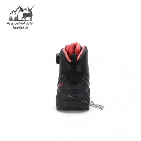 کفش ساقدار زنانه هامتو مدل humtto 220838B-1 بند دیسکی رنگ مشکی