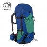 کوله پشتی کوهنوردی 45 لیتری صخره مدل رایز رنگ سبز کله غازی/آبی