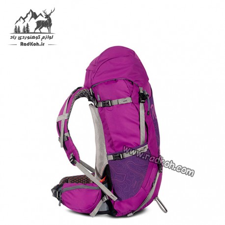 خرید کوله پشتی راحتی زنانه 50 لیتری صخره مدل رایز بنفش