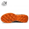 کفش ساقدار هامتو مردانه مدل 220838A-2 بند دیسکی رنگ خاکستری/نارنجی