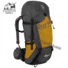 خرید کوله پشتی کوهنوردی 55 لیتری صخره مدل رایز رنگ خاکستری/زرد