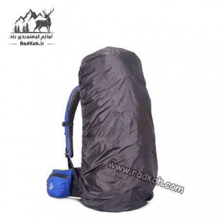 کوله پشتی کوهنوردی 60 لیتری صخره مدل ترکر رنگ آبی