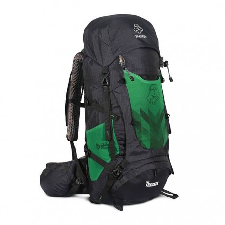 خرید کوله پشتی کوهنوردی 60 لیتری صخره مدل ترکر رنگ سبز