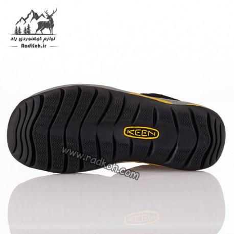 صندل جلو بسته مردانه کین مدل KN 1001 رنگ مشکی