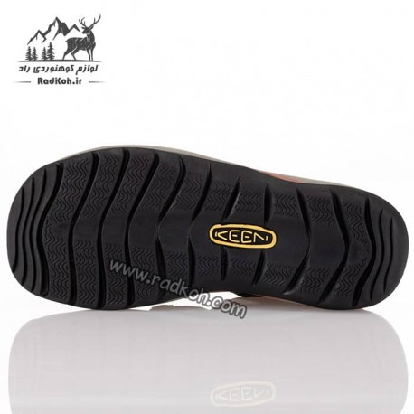 صندل جلو بسته مردانه کین مدل KN 1001 رنگ قهوه ای