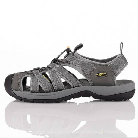 صندل جلو بسته مردانه کین مدل KN 1001 رنگ طوسی