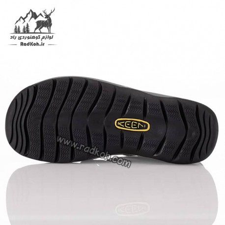 صندل جلو بسته مردانه کین مدل KN 1001 رنگ طوسی