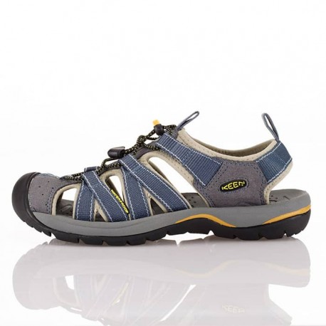 صندل جلو بسته مردانه کین مدل KN 1001 رنگ سرمه ای