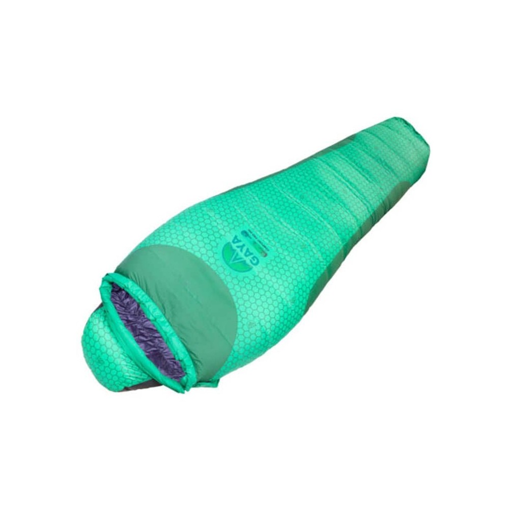 کیسه خواب پر کوهنوردی قایا مدل کامفورت پرو 900 رنگ سبز روشن