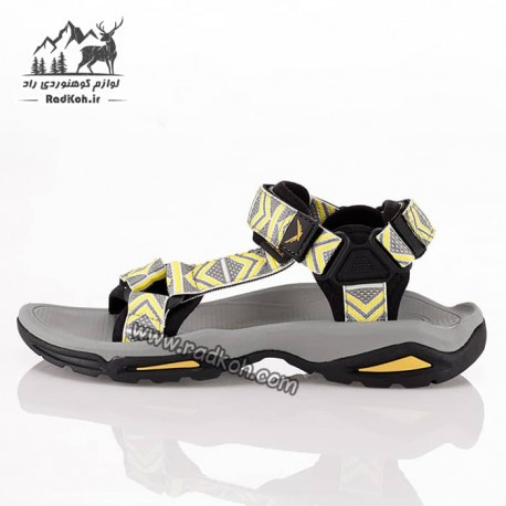 صندل پیاده روی جلو باز مردانه اسنوهاک مدل SH-25 رنگ زرد