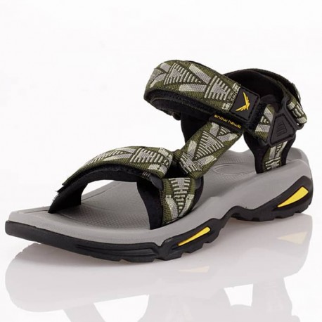 خرید صندل جلو باز مردانه اسنوهاک مدل SH-25 رنگ سبز ارتشی