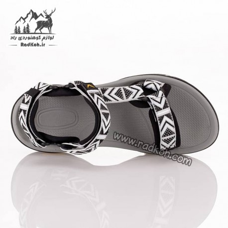 صندل رانینگ جلو باز زنانه اسنوهاک مدل Sh-25 رنگ سفید/مشکی