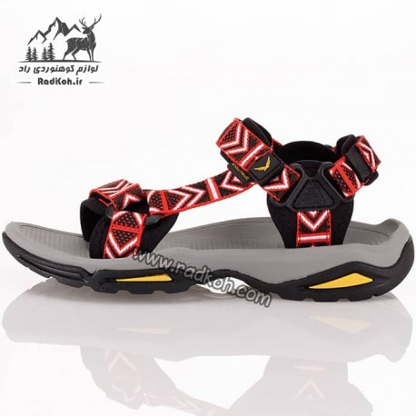 صندل پیاده روی جلو باز زنانه اسنوهاک مدل Sh-25 رنگ قرمز