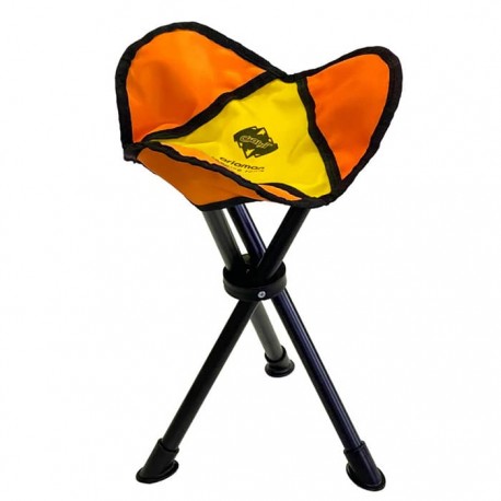 صندلی سفری آریامن سه پایه تاشو رنگ زرد/نارنجی